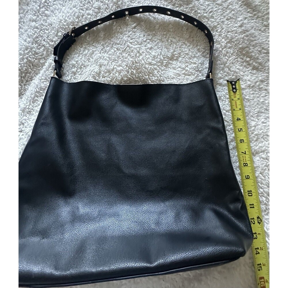 Wild Fable Vegan Leather Hobo Bag Black Large 16x14 Slouchy Crossbody Purse